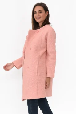 Coats<Foil Senseo Winter Peach Wool Blend Coat