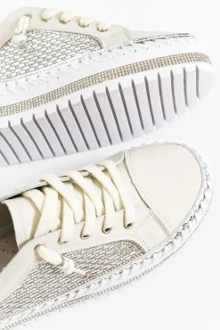 Leather Sneakers<Ameise Show Stone Leather Diamante Sneaker
