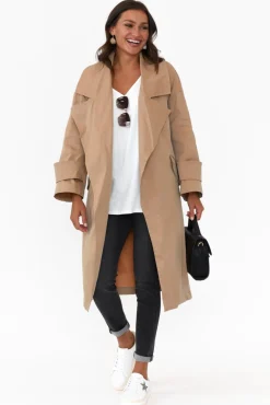 Coats<Fate Becker Spy Of Love Beige Trench Coat