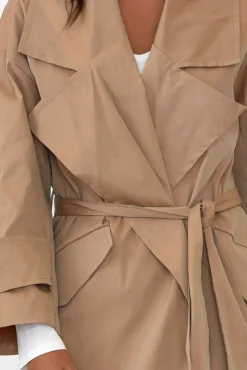 Coats<Fate Becker Spy Of Love Beige Trench Coat