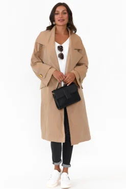 Coats<Fate Becker Spy Of Love Beige Trench Coat