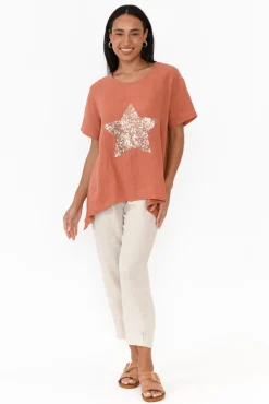 Pants<Gordon Smith Tatum Beige Linen Pant