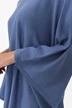 Ponchos<Willow Tree Timothy Blue Cotton Stretch Poncho