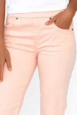 Shorts<Cafe Latte Tora Pink Stretch Shorts