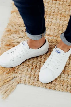 White Sneakers<Keds Triple Kick White Leather Sneaker