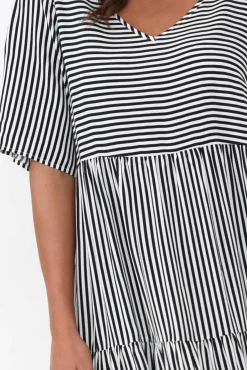 Maxi Dresses<Slate the Label Tully Navy Stripe Maxi Dress