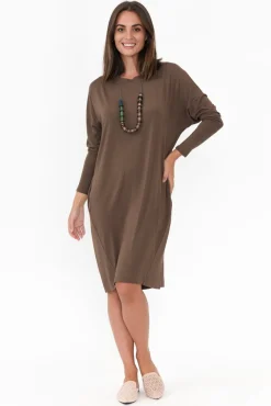 Bamboo Dresses<Lou Lou Turner Chocolate Bamboo Dress