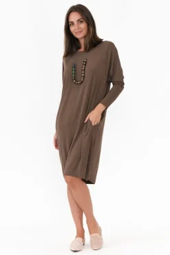 Bamboo Dresses<Lou Lou Turner Chocolate Bamboo Dress