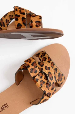 Flat Sandals<Anacapri Valentina Cheetah Slide