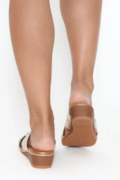 Slides<Laguna Quays Vanish Gold Cross Over Slide