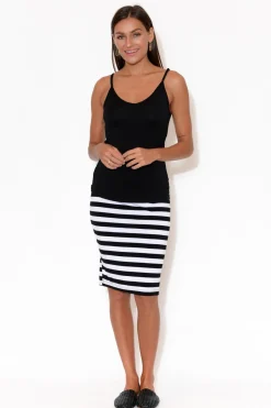 Sleeveless Tops<Betty Basics Veronica Black Reversible Cami