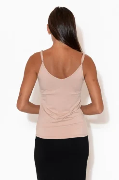 Sleeveless Tops<Betty Basics Veronica Nude Reversible Cami