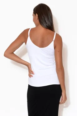 Sleeveless Tops<Betty Basics Veronica White Reversible Cami