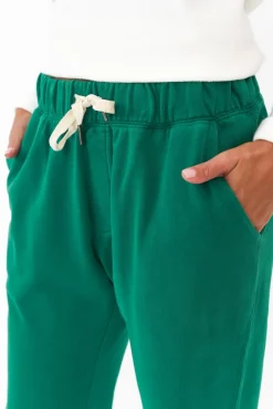 Pants<Elm Victoria Teal Cotton Drawstring Pant