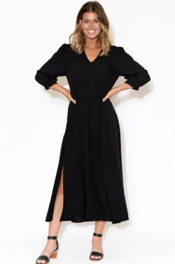Maxi Dresses<Slate the Label Viva Black Modal Maxi Dress