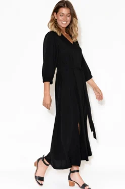 Maxi Dresses<Slate the Label Viva Black Modal Maxi Dress
