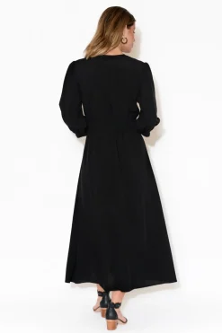 Maxi Dresses<Slate the Label Viva Black Modal Maxi Dress