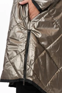 Coats<Tirelli Waldorf Bronze Zip Hem Winter Coat