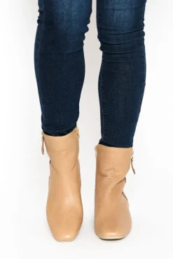 Boots<Alfie and Evie Wander Tan Leather Boot