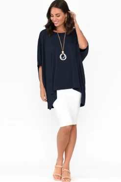 Skirts<Bamboo Body White Bamboo Double Layer Skirt