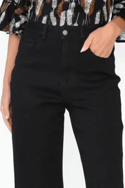 Jeans<Betty Basics Winnie Black Wide Leg Jean