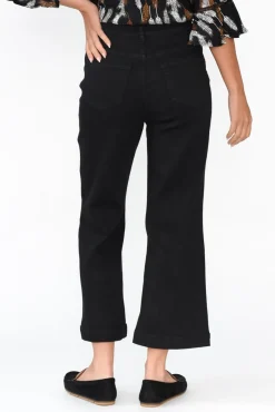 Jeans<Betty Basics Winnie Black Wide Leg Jean