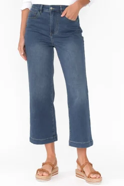 Jeans<Betty Basics Winnie Blue Wide Leg Jean